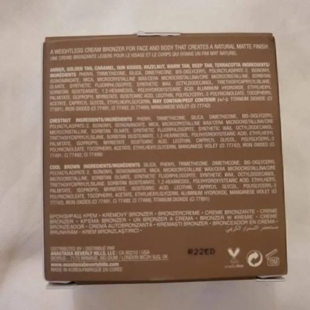 NEW Anastasia Beverly Hills Cream Bronzer in Amber Full Size